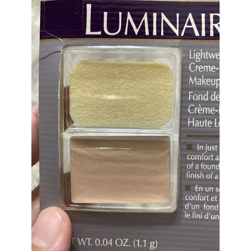 Loreal‎ Luminair Lightweight Creme Powder Makeup Soft Ivory .04oz Trial Size